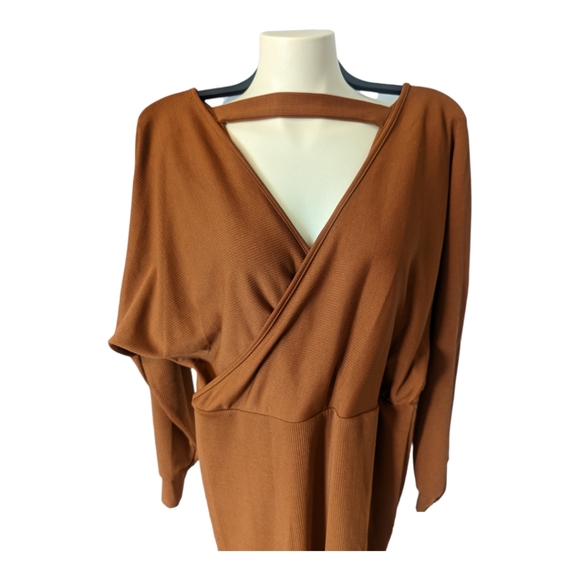 🎀Women's | V Neck Bodycon Dress | Large - Picture 3 of 9